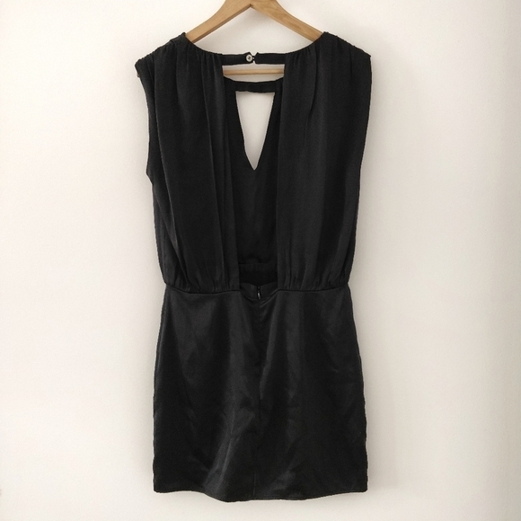 OPENING CEREMONY Open-Back Draped Silk Mini Dress - Picture 5 of 6